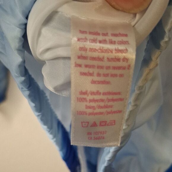 Justice Blue Tie-Dye Zip-Up Jacket size 18/20 - Picture 4 of 6